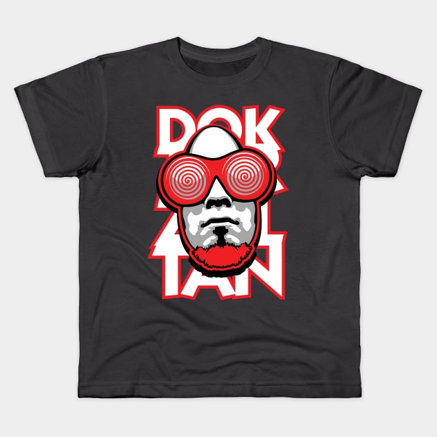 Dr. Zoltan DOKTOR Head Logo Kids T-Shirt by CarlKingdom